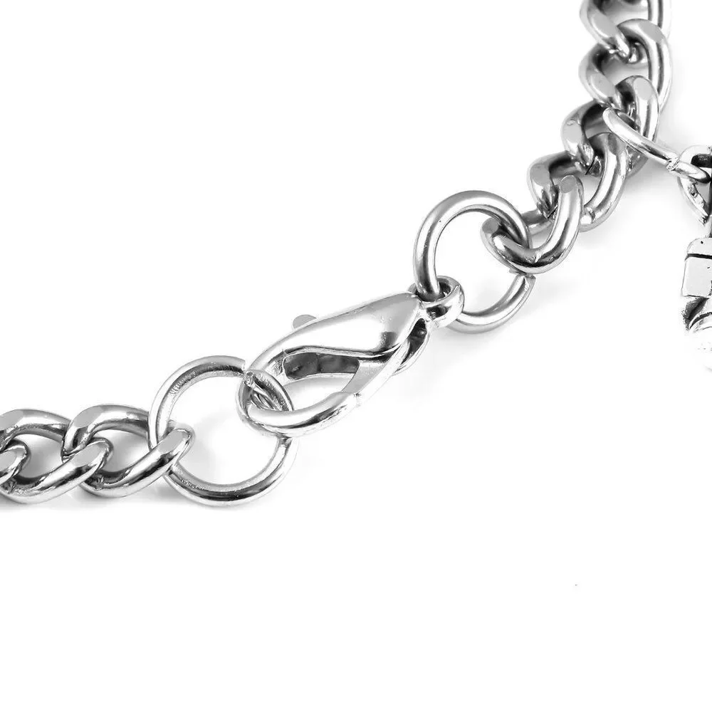 STRADA Sports Charm Bracelet Watch (7.5-8.25 In)